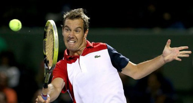 Tennis: Richard Gasquet en demi-finales contre Andy Murray à Miami